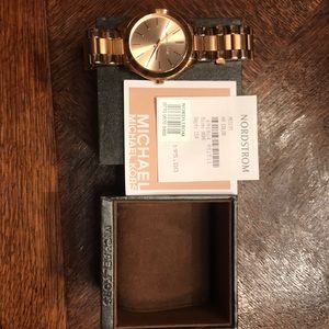 Michael Kors Rose Gold Watch w box !